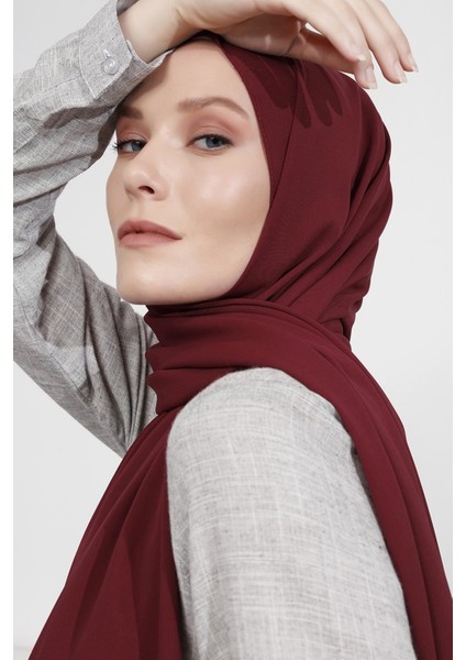 Medine Ipeği Şal Bordo
