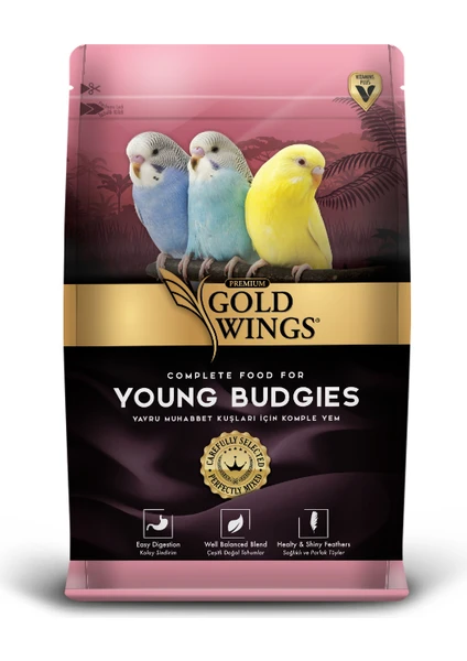 Gold Wings Premium Yavru Muhabbet 1 kg