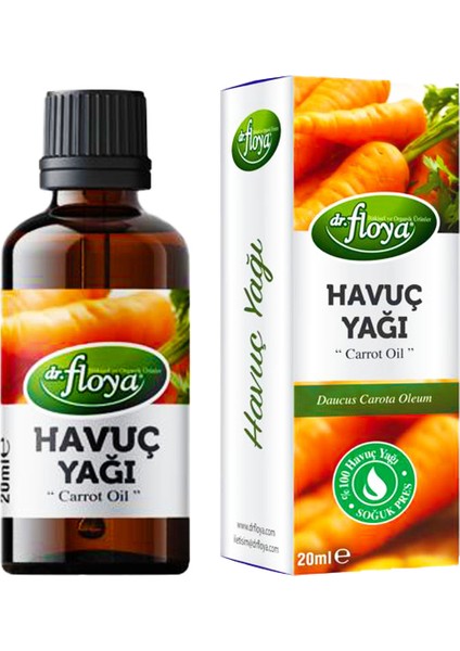 Dr. Floya  Havuç Yağı 20 ml . (Saf)