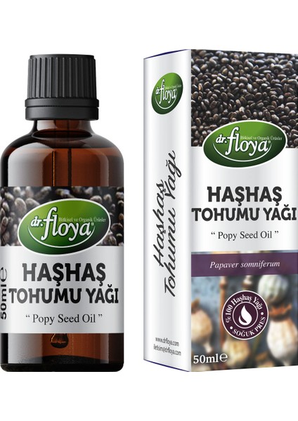 Haşhaş Tohumu Yağı 50 Ml. (Saf)