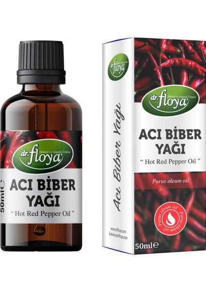 Acı Biber Yağı 50 Ml. (Saf)