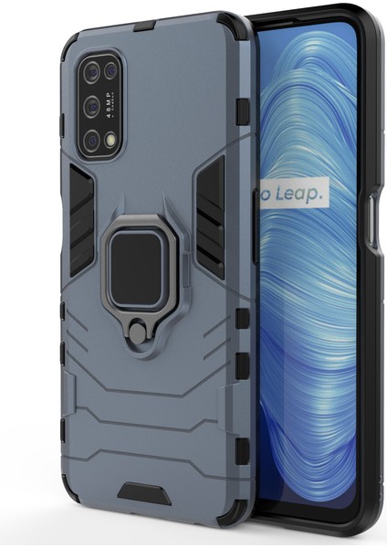 Oppo Realme V5 Halka Tutuculu Darbeye Dayanıklı Telefon Kılıfı (Yurt Dışından)