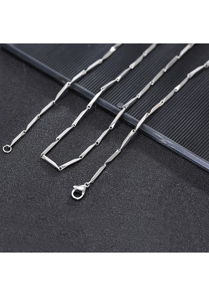 2 mm. Erkek Çelik Zincir da33