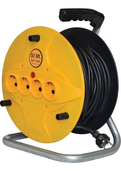 Makaralı Ara Kablo Plastik Yerli 3X1,5X50 mt