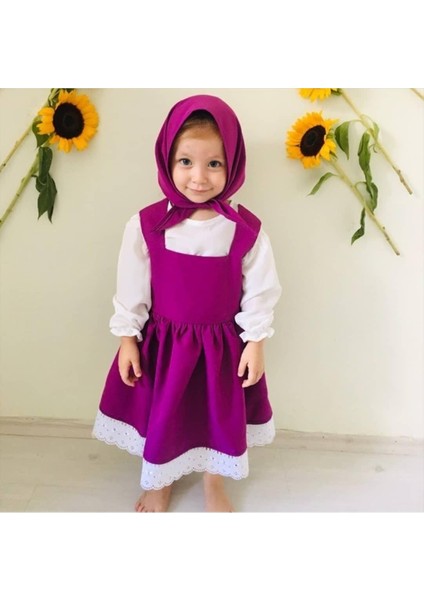 Maşa ile Koca Ayı Kız Çocuk Kostümü