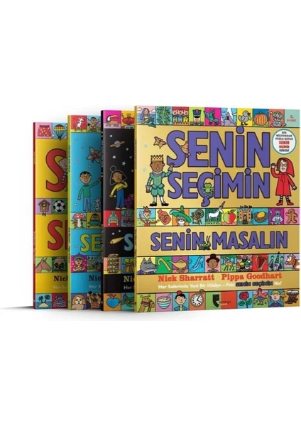 Senin Seçimin Seti (4 Kitap) - Nick Sharratt - Pippa Goodhart