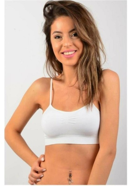 Elite Life Kadın Ip Askılı Destekli Büstiyer Beyaz Sütyen 770 fiyatları