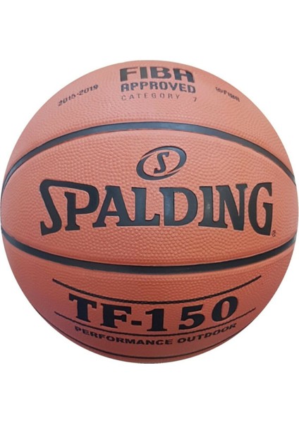 TF-150 Laminasyon Yapı 8 Panel No 7 Basketbol Topu Perform Fıba Logolu + Povit Top Pompası