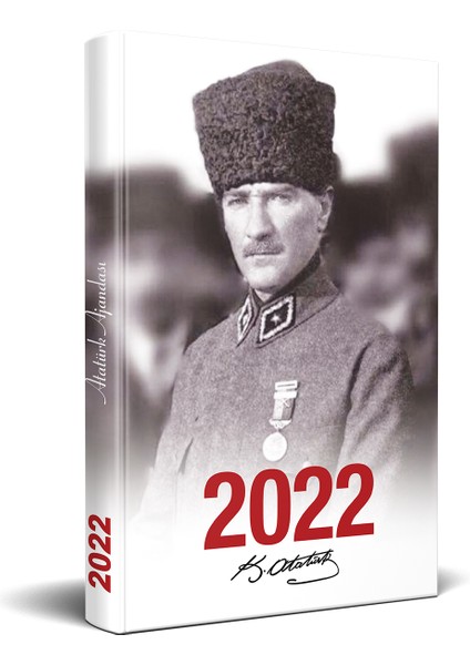 2022 Atatürk Ajanda Madalya - Beyaz
