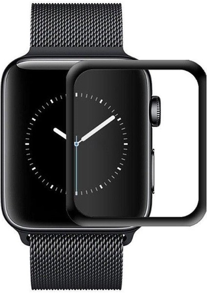 Apple Watch 4 5 44 mm 3D Tam Kaplayan Nano Ekran Koruyucu Filmi