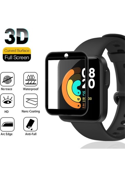 Xiaomi Mi Watch Lite 3D Cam Full Ekran Koruyucu