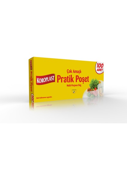 Çok Amaçlı Pratik Poşet 100'lü