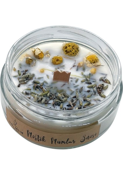 Aromaterapi Arınma Mumu Lavanta ve Üzerlik Tohumu Papatyalı 240 gr