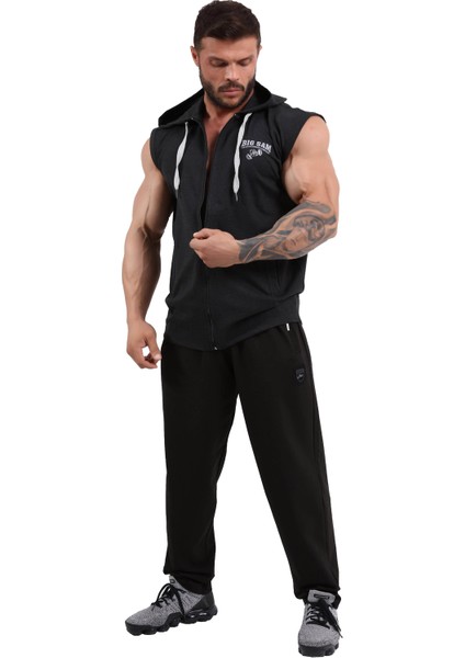 Oversize Kapşonlu Spor Yelek Big Sam 3578 fırsatları