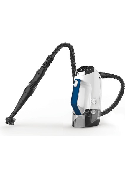 Vaporetto Clean 3 Blue Buharlı Tabancası Ayrılabilen 3 in 1 -Siklonik Vakumlu Dik Süpürge