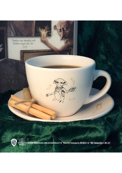 Harry Potter Dobby ve Çorapları Fincan Seti