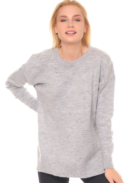 Z6699 Dewberry Bayan Kazak-Gri fiyatları