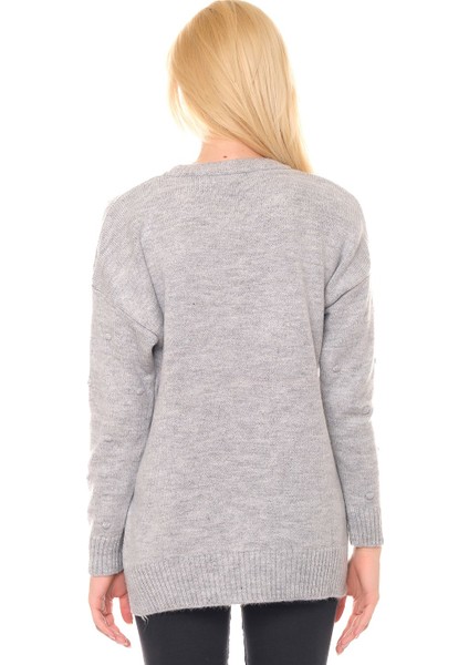 Z6699 Dewberry Bayan Kazak-Gri modelleri