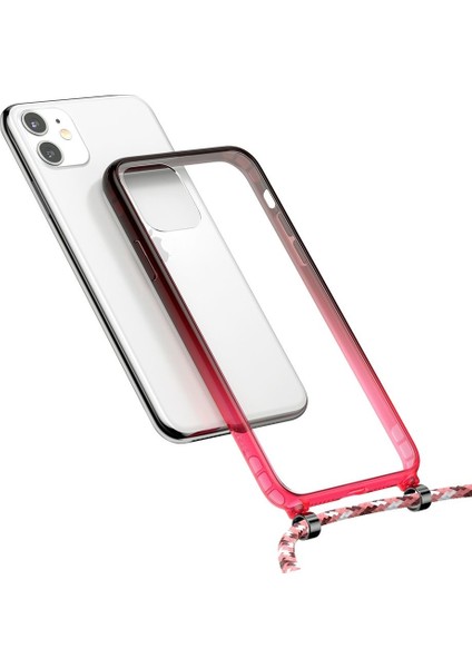 Element Crossbody Apple iPhone 11 6.1" Askılı Kılıf Kırmızı modelleri