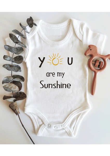 You're My Sunshine Kısa Kol Organik Bebek Body