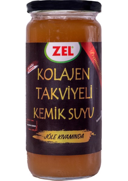 Premium Ilikli Kemik Suyu 480 Ml-  Takviyeli Jöle Kıvamında - 6'lı