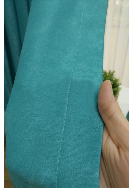 Açık Petrol Düz Renk Pileli Soft Fon Perde, 1/3 Sık Pile, Tek Kanat 90 x 240 cm indirimleri