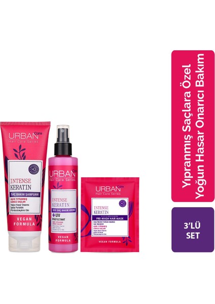 Intense Keratin 3'lü Set