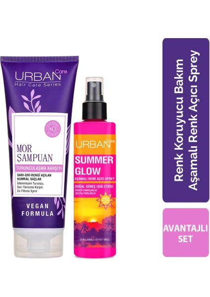 Urban Care Mor Şampuan & Renk Açıcı Sprey Avantajlı Set