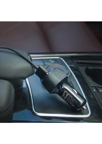 C491 Safe Micro USB 12W Araç Şarj Aleti