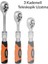1/4" Uzatmalı Cırcır Kolu 72 Diş (013-KK1472) 4