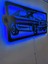 Mustang LED Işıklı Ahşap Dekoratif Tablo 3