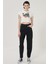 Kadın Siyah Stella Tapered Fit Denim Esnek Jean Kot Pantolon 1