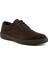 Koyu Kahve Erkek Sneaker 19A4 Frau Laced Shoes Rubber Suede Pepe Waxy Gomma 2