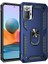 Xiaomi Redmi Note 10 Pro Kılıf Vega Tank Standlı Yüzüklü Mıknatıslı Lacivert 1