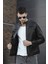 Filbert Slim Fit Polar Astarlı Kapütone Detaylı Deri Ceket 2