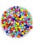 25GR 8mm Karışık Renkli Yuvarlak Plastik Boncuk , Takı Yapım Boncuğu (25GR,~95ADET) 1