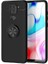 Xiaomi Redmi Note 9 Yüzüklü Standlı Manyetikli Silikon Kılıf 1