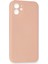 Apple Iphone 12 Kılıf Nano Içi Kadife Silikon - Pudra 3