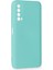 Huawei P Smart 2021 Kılıf Nano Içi Kadife Silikon - Turkuaz 2