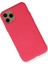 Apple Iphone 11 Pro Kılıf Nano Içi Kadife Silikon - Koyu Pembe 2