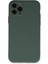 Apple Iphone 11 Pro Kılıf Nano Içi Kadife Silikon - Koyu Yeşil 1