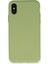Apple Iphone x Kılıf Nano Içi Kadife Silikon - Yeşil 1
