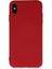 Apple Iphone Xs Kılıf Nano Içi Kadife Silikon - Kırmızı 1