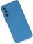Samsung Galaxy S21 Kılıf Nano Içi Kadife Silikon - Mavi 3