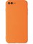 Apple Iphone 7 Plus Kılıf Nano Içi Kadife Silikon - Turuncu 1