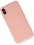 Apple Iphone Xs Kılıf Nano Içi Kadife Silikon - Pudra 2