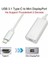 USB 3.1 Type-C To Mini Displayport Görüntü Aktarıcı Kablo Adaptör 2