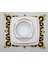 Amerikan Servis Runner Masa Örtüsü 19 Parça Işıltılı 32 x 42 cm 3