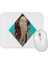 Mulher Bebendo Em Sua Xicara Azul Mouse Pad 1