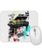 Piyano Müzik Renkli Müzik Notaları Mouse Pad 1